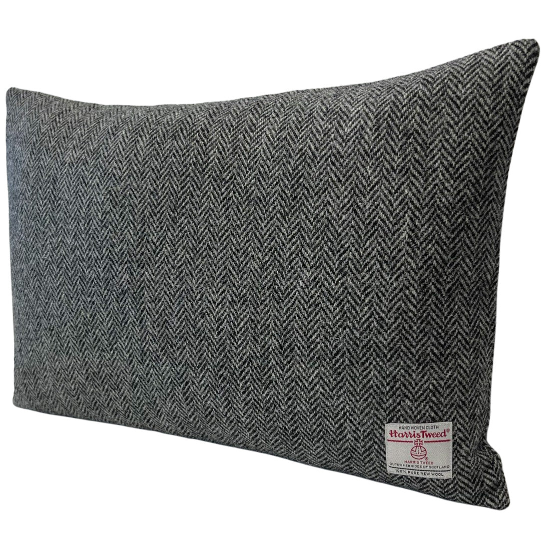 Grey 2024 herringbone cushion