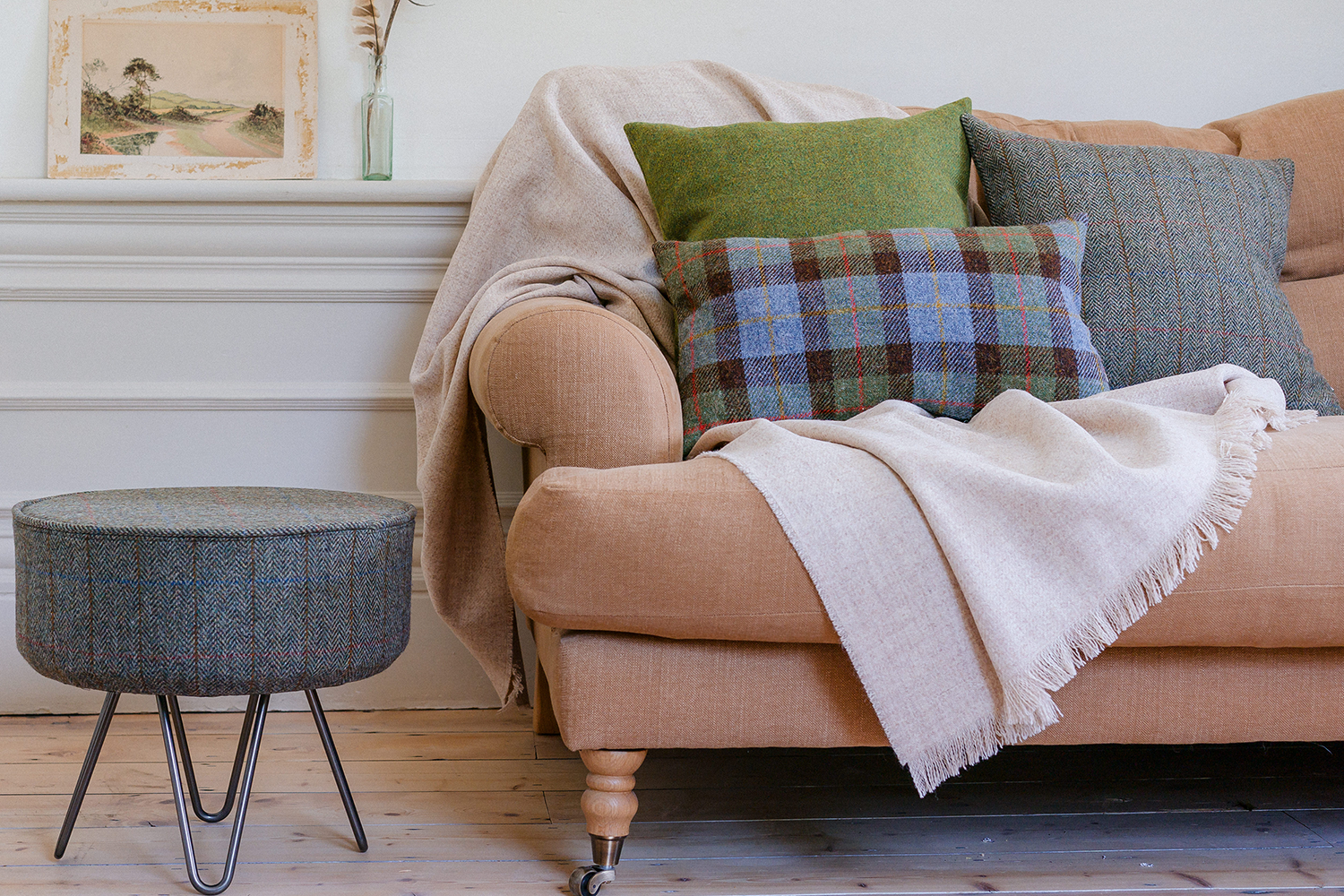 William & Irene Incorporating Classic Harris Tweed Patterns into Your Decor