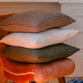 Autumnal Colours: Warm Up Your Home with Harris Tweed® - William & Irene Cushions