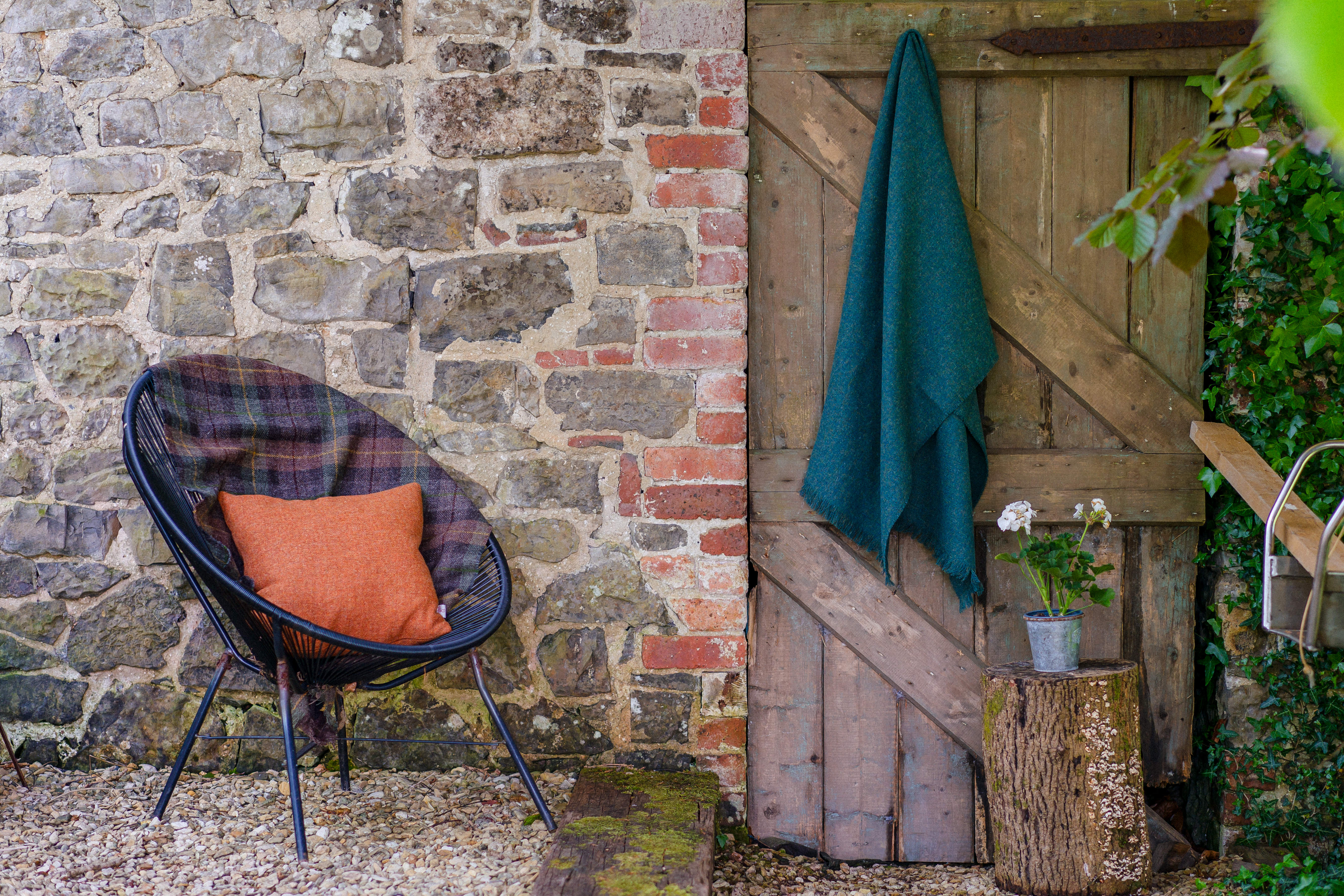 William & Irene Embracing Summer Evenings with Harris Tweed®