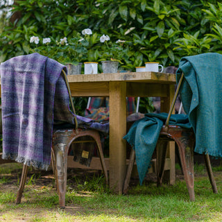 Harris Tweed® Blankets and Cushions: Outdoor Comfort for Spring and Summer