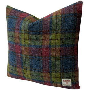 Harris Tweed Callanish Tartan Cushion with Feather Filled Pad
