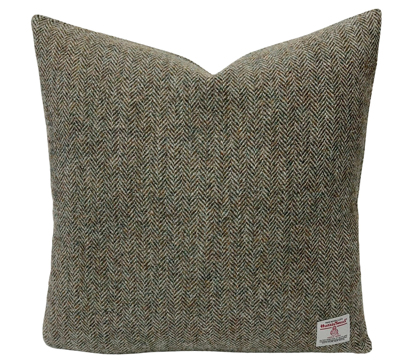 Lovat Herringbone Square Cushion