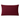 Harris Tweed Claret red lumbar cushion on a white background