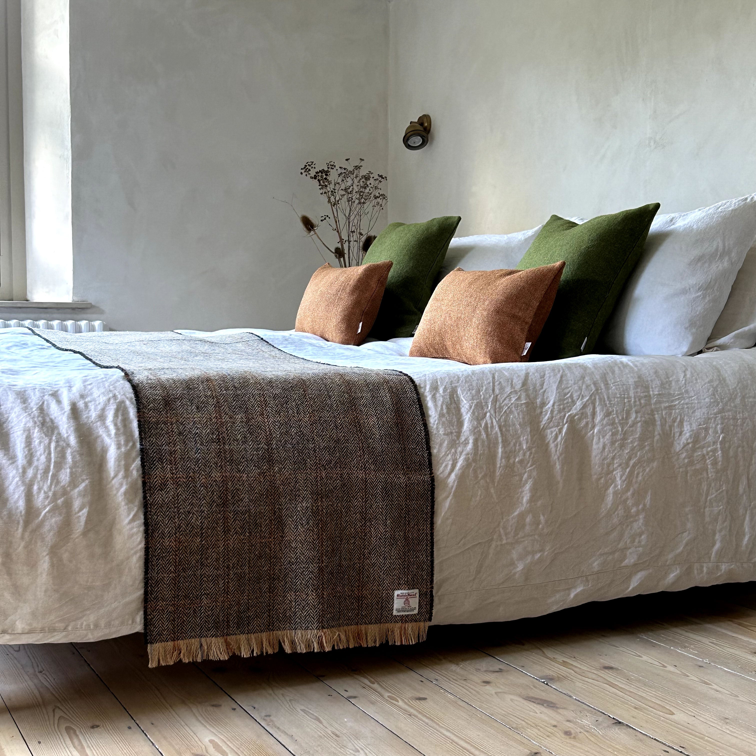 Harris Tweed® Eriskay Herringbone Bed Runner William & Irene