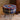 Harris Tweed MacKenzie Tartan Footstool with Button and Steel Hairpin Legs