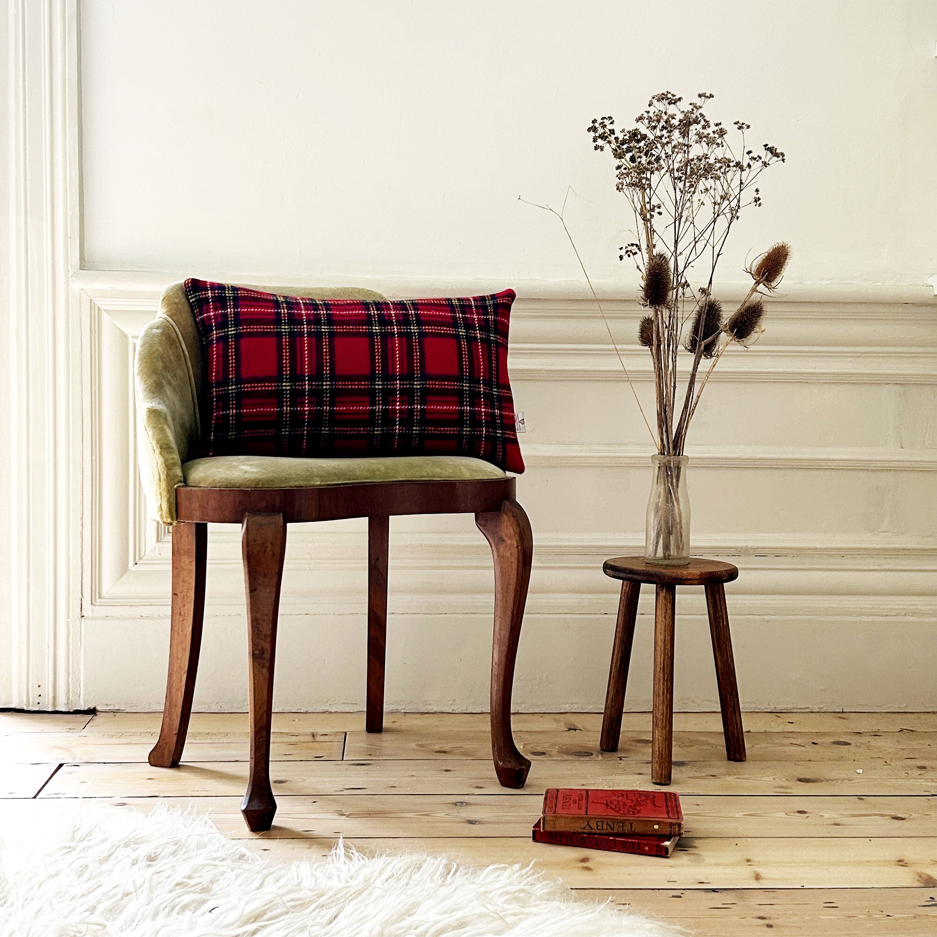 Royal Stewart Tartan Lumbar Cushion