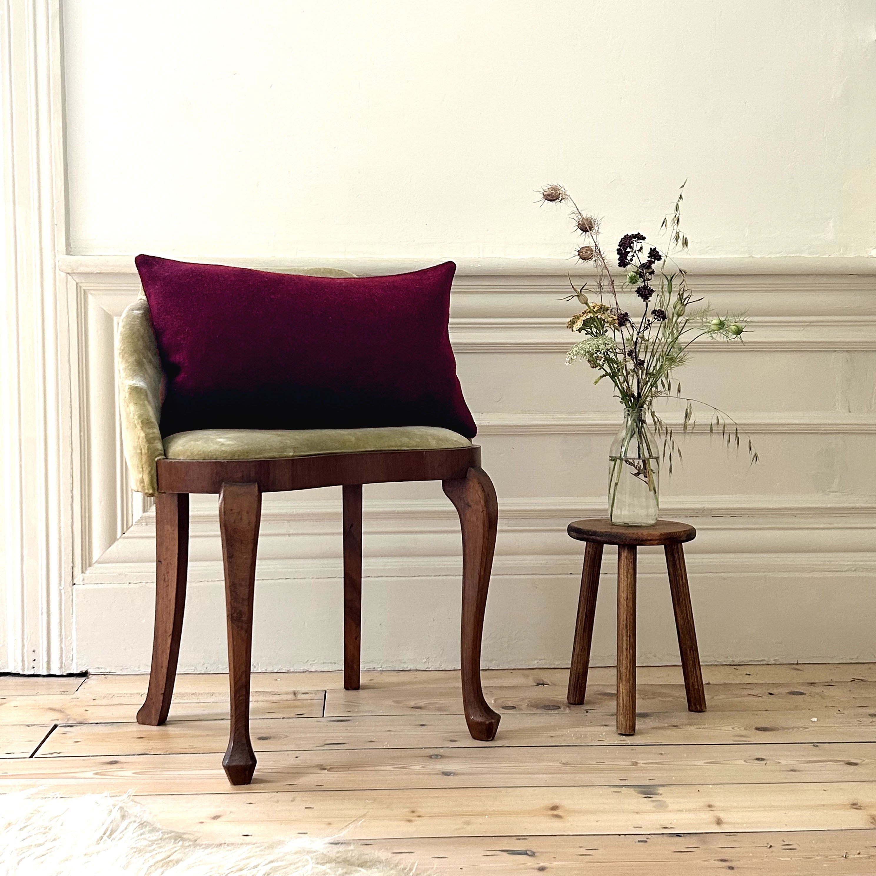 Claret Lumbar Cushion