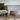 William & Irene Harris Tweed Latte Footstool with Steel Hairpin Legs