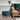 William & Irene Harris Tweed Peacock Footstool with Steel Hairpin Legs