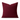 Harris Tweed Claret red cushion on a white background