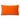 Harris Tweed Clementine orange cushion on a white background