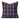 Harris Tweed Thistle and Flint Wave cushion  with purple and gray colors on a white background