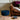 William & Irene Harris Tweed® Black Watch Tartan Footstool with Steel Hairpin Legs