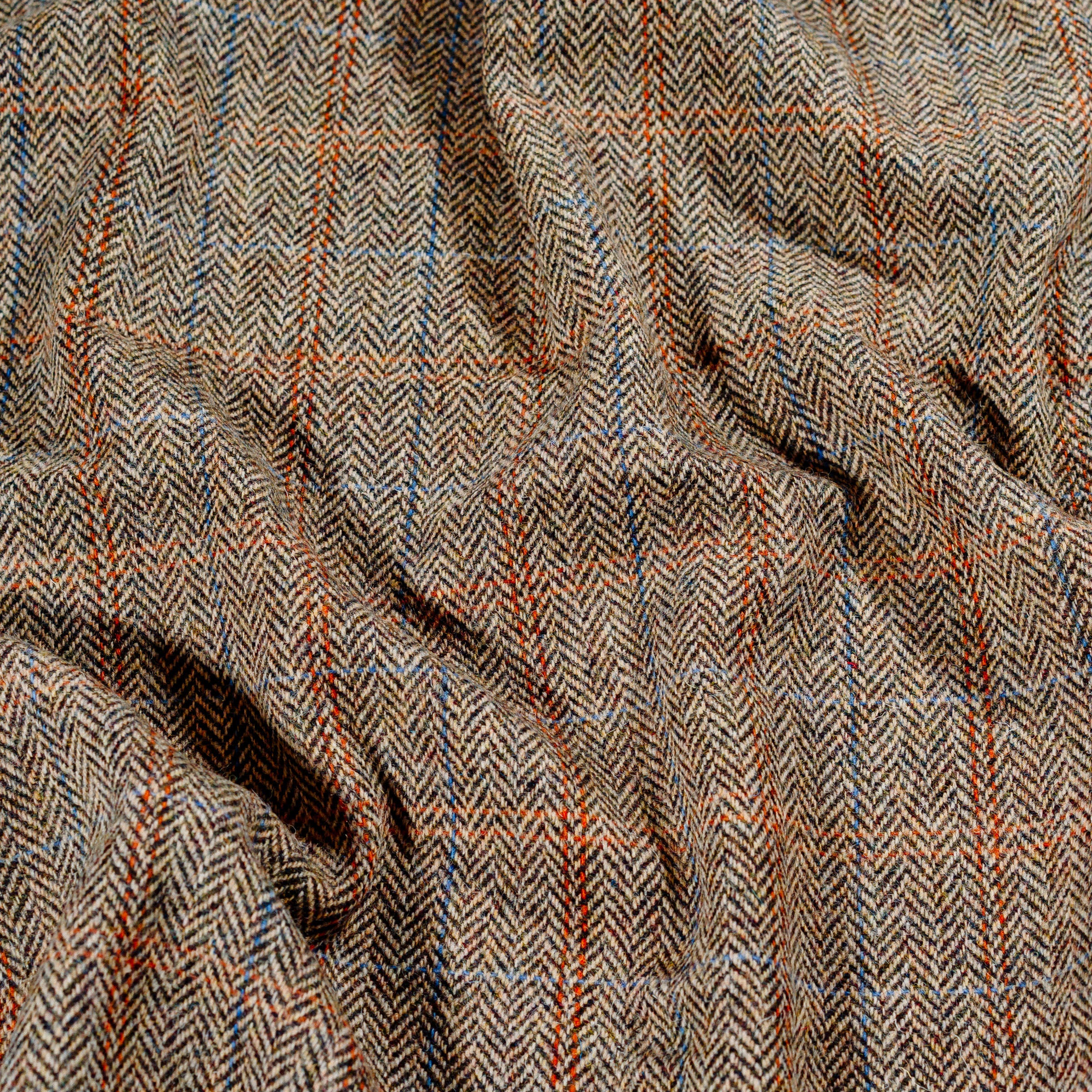 Harris Tweed Eriskay Herringbone Wrap Blanket – William & Irene