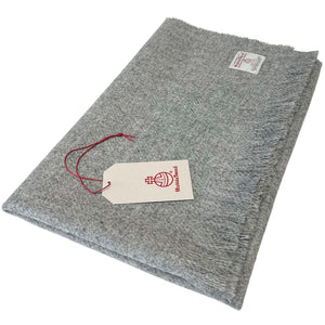 Harris Tweed Grey Marl Lap Travel Blanket
