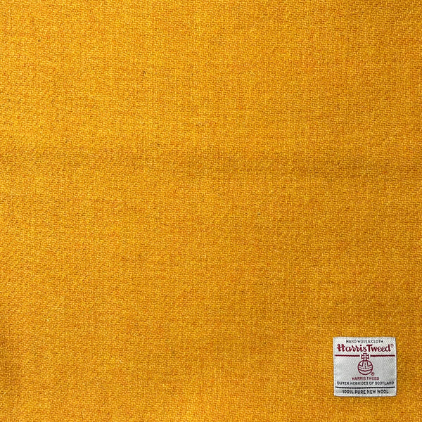 Harris Tweed Mustard Yellow Lap Blanket