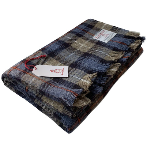 Harris Tweed Extra Large MacKenzie Tartan Throw