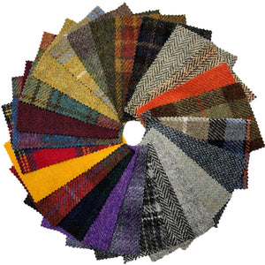 Harris Tweed Sample Swatches